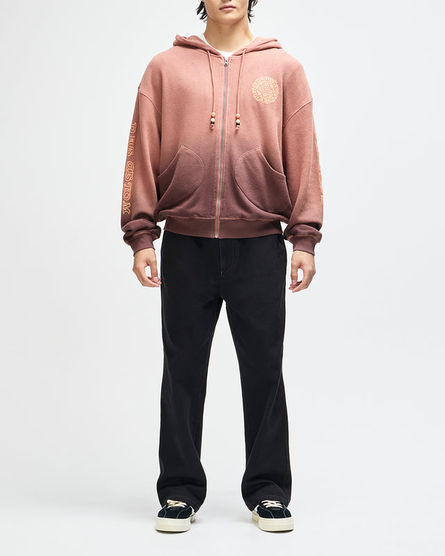 Nouveau Zip Hoodie - Brown Gradient