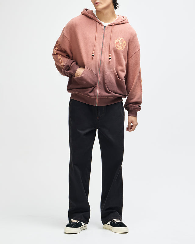 Nouveau Zip Hoodie - Brown Gradient