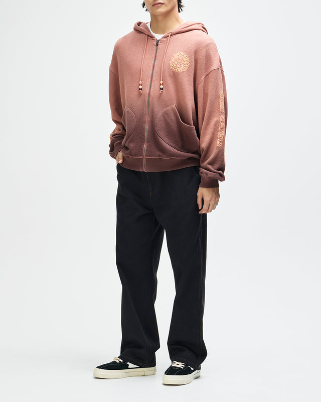 Nouveau Zip Hoodie - Brown Gradient