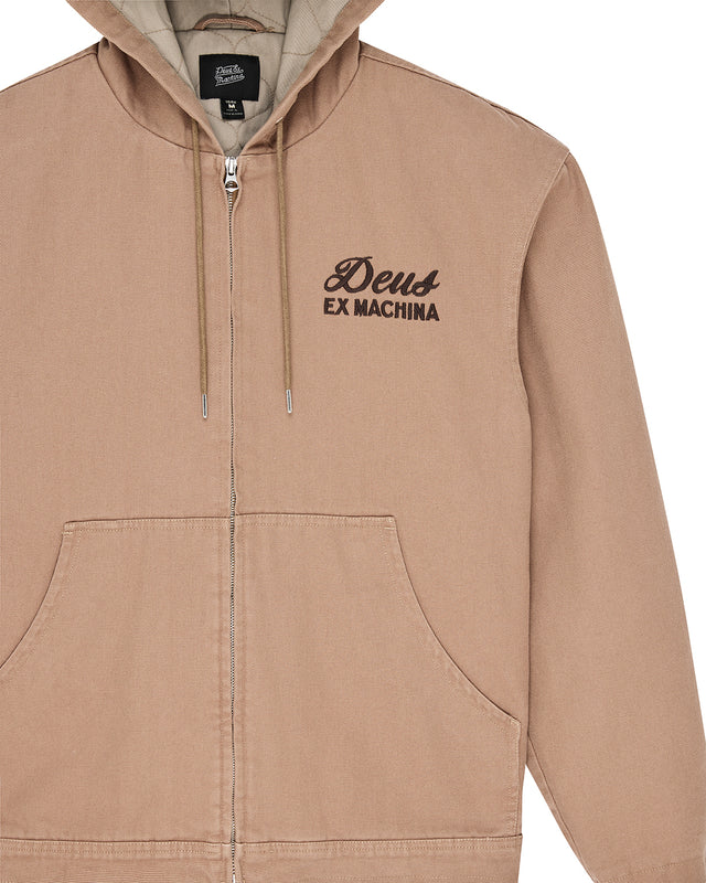 Harajuku Hooded Jacket - Camel Brown