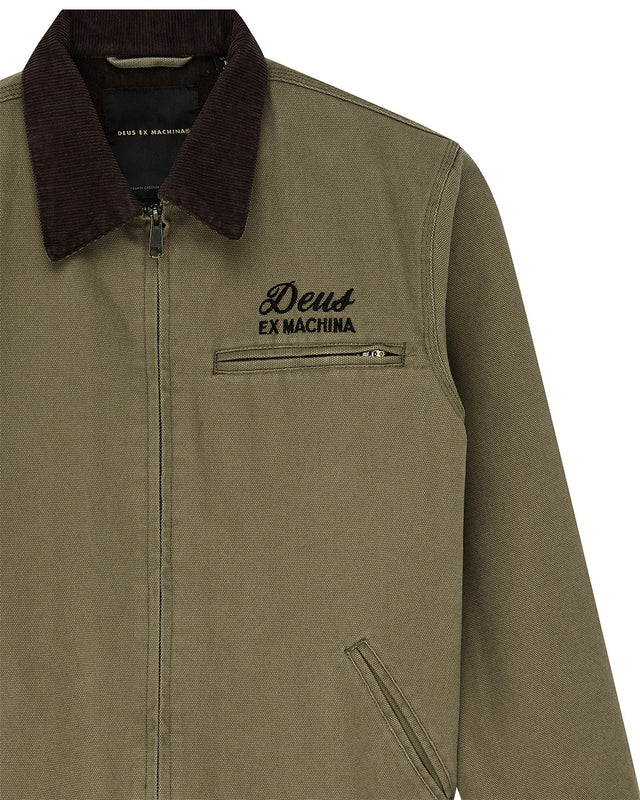 Address Workwear Jacket - Olive Green