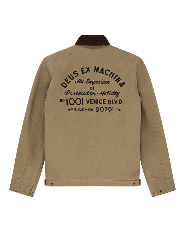 Address Workwear Jacket - Olive Green