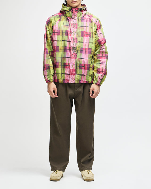 Master Stroke Anorak (Check) - Olive Check