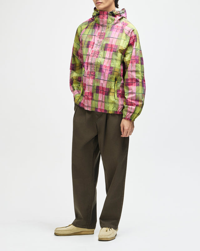 Master Stroke Anorak (Check) - Olive Check