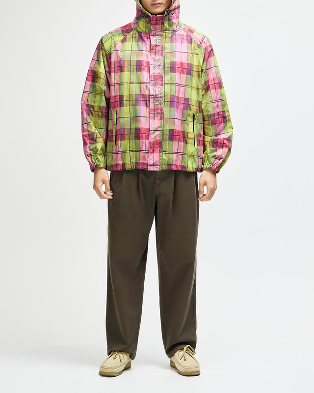 Master Stroke Anorak (Check) - Olive Check