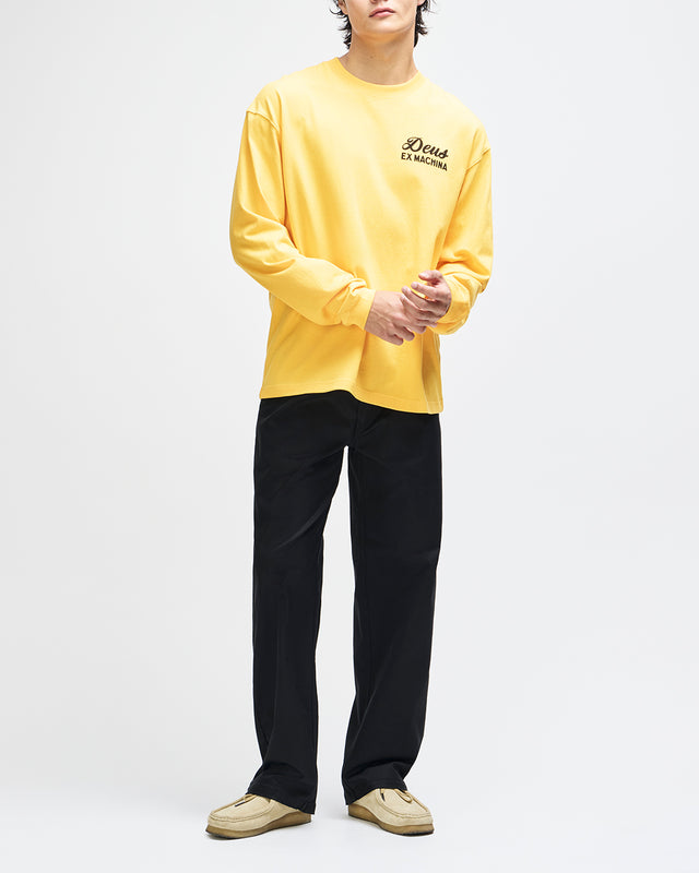 Seoul Sign Ls Tee - Citrus Orange