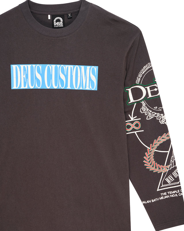 Sundance Ls Tee - Anthracite Grey