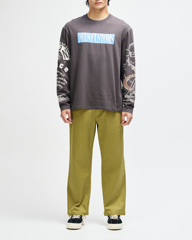 Sundance Ls Tee - Anthracite Grey