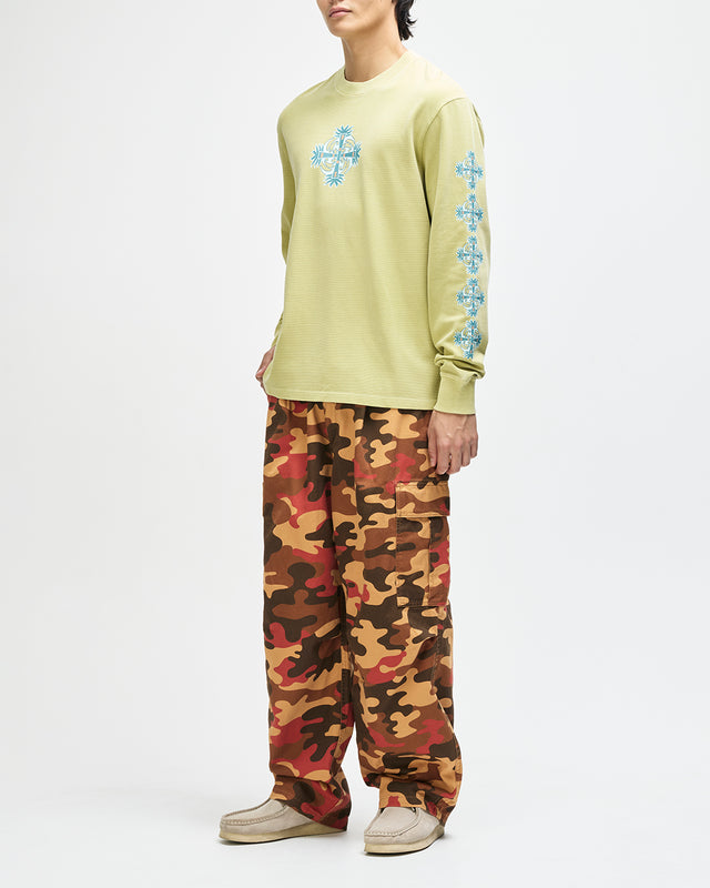 Swivel Ls Tee - Moss Green