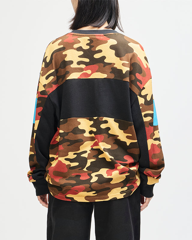 Ombre Moto Jersey - Rust Camo