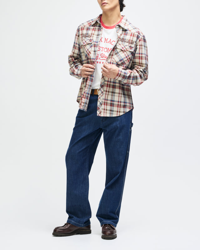 Reality Wreckers Check Shirt - Natural Check