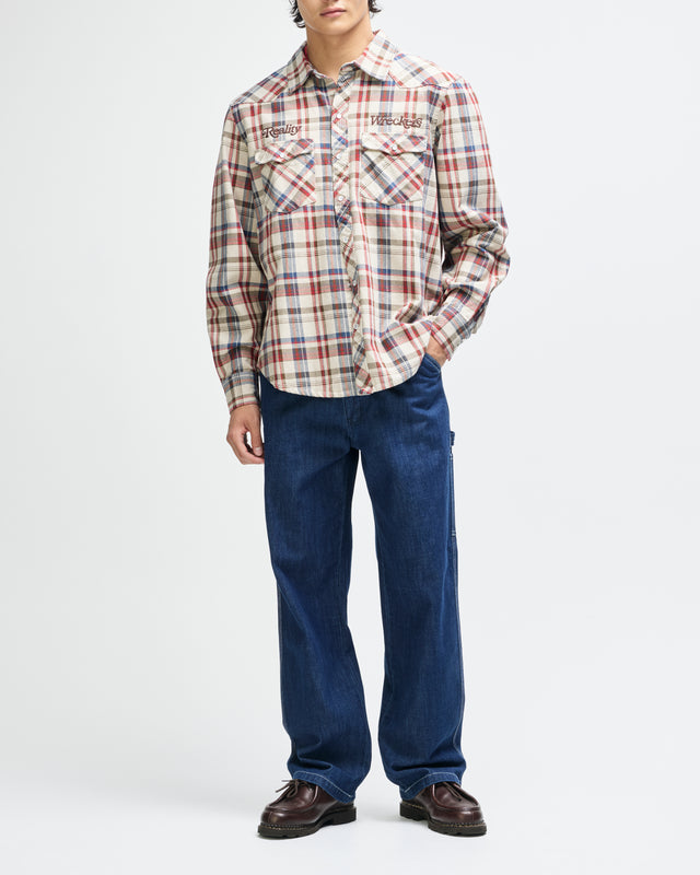 Reality Wreckers Check Shirt - Natural Check