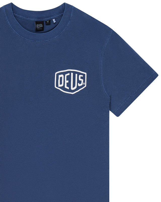 Shield Gd Tee - Mechanic Blue