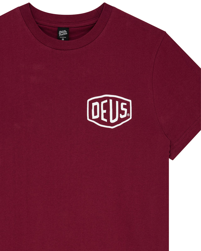 Biarritz Address Tee - Burgundy