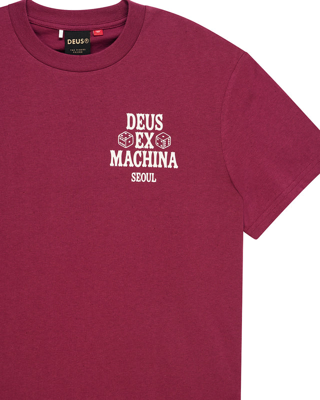 Seoul Ceramic Tee - Burgundy