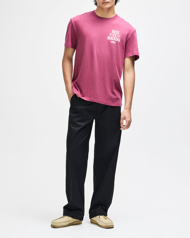 Seoul Ceramic Tee - Burgundy