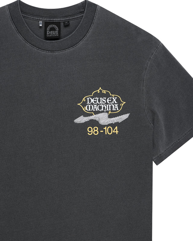 Easy Peacey Tee - Anthracite Grey