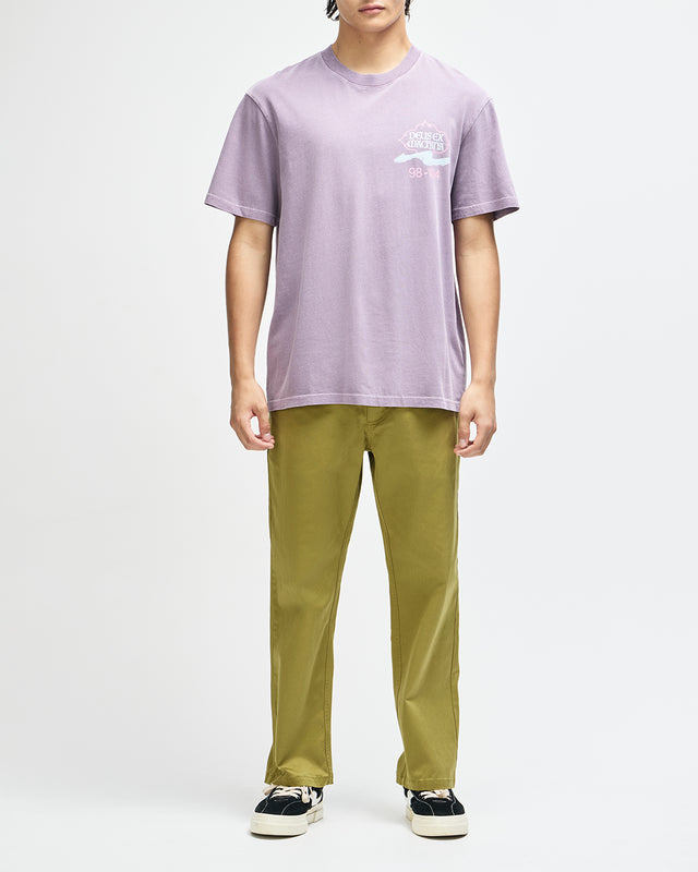 Easy Peacey Tee - Grape Purple