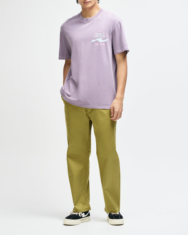 Easy Peacey Tee - Grape Purple