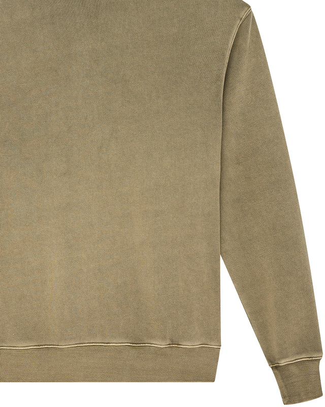Shield Gd Zip Hoodie - Olive Green