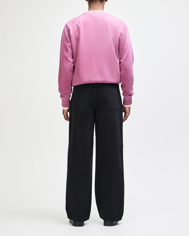 Drift Line Wide Jean - Washed Black