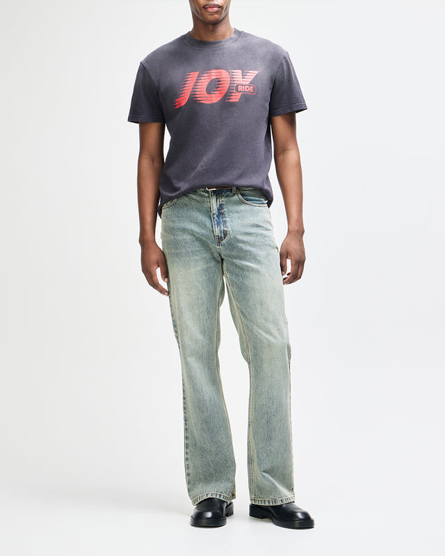 Curve Line Bootcut Jean - Dirty Denim