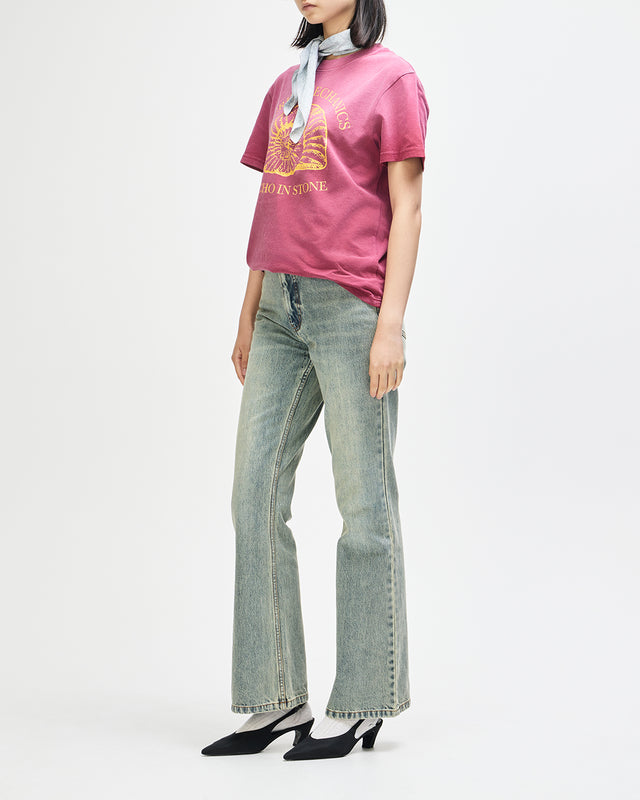 Curve Line Bootcut Jean - Dirty Denim