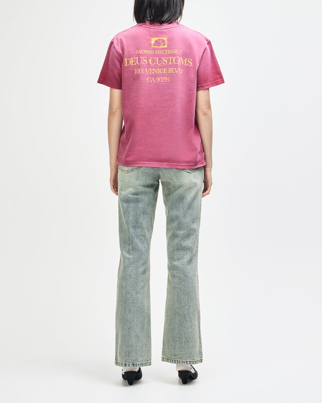 Curve Line Bootcut Jean - Dirty Denim