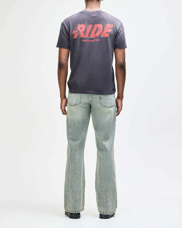 Curve Line Bootcut Jean - Dirty Denim