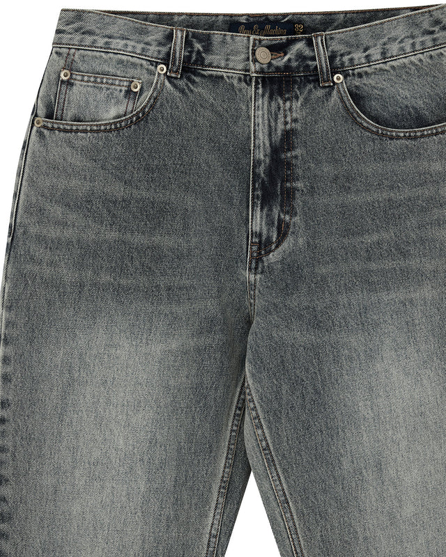 Curve Line Bootcut Jean - Dirty Denim