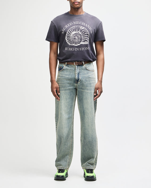 True Line Straight Jean - Dirty Denim