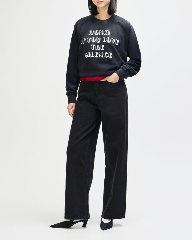 Honk! Crew Neck - Black Beauty