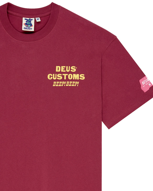 Bloomers Os Tee - Biking Red