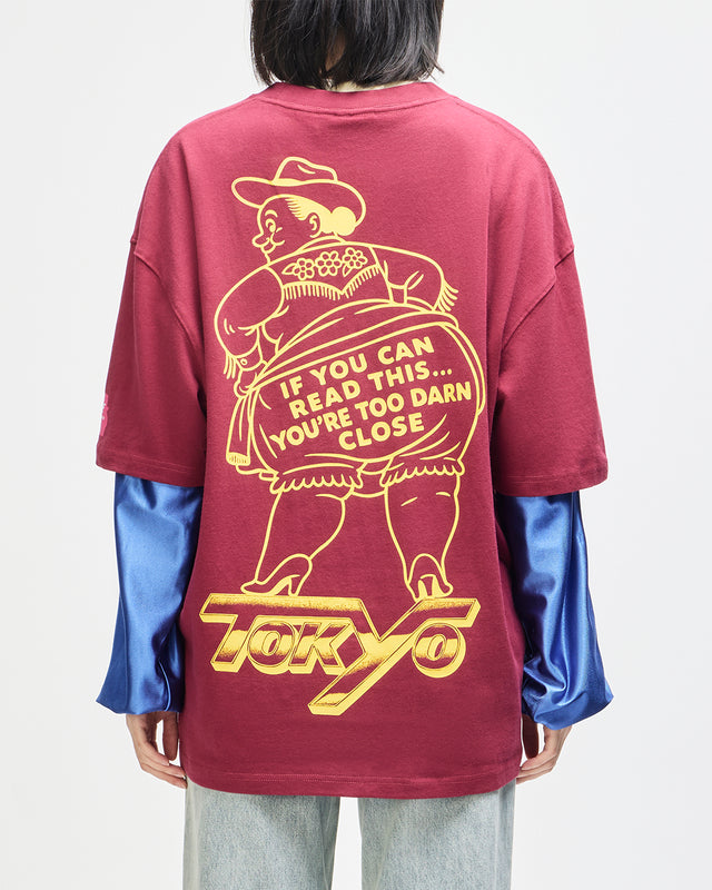 Bloomers Os Tee - Biking Red