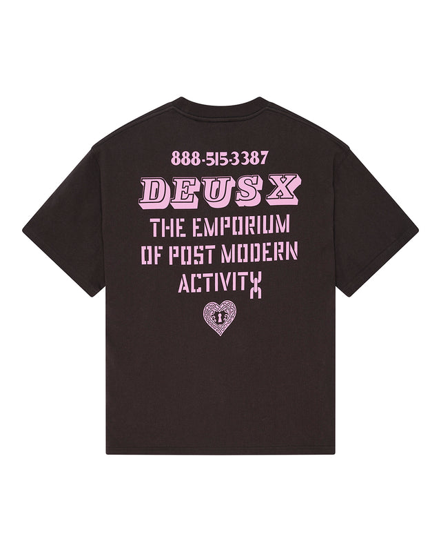 Upstairs Os Tee - Anthracite Grey