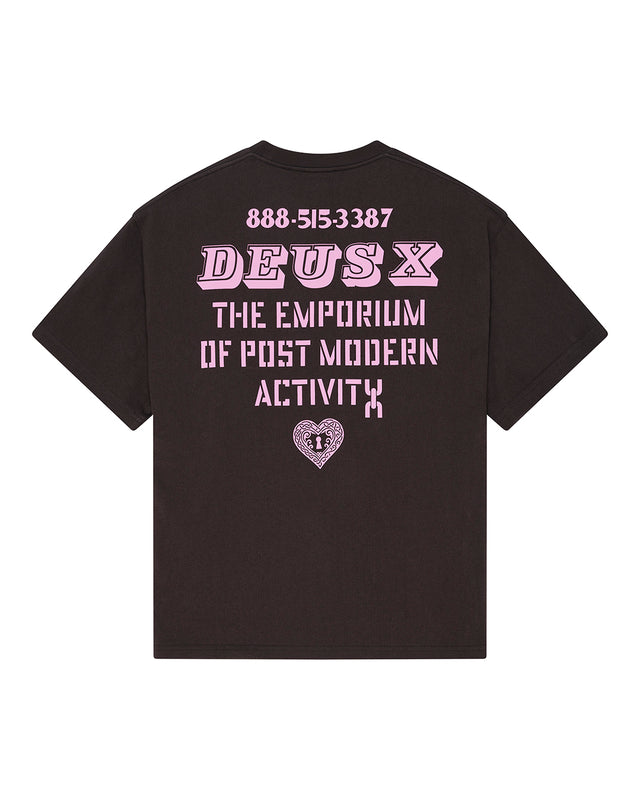 Upstairs Os Tee - Anthracite Grey