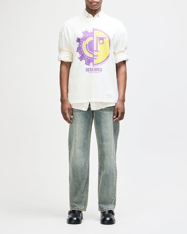 Utility Os Tee - Vintage White