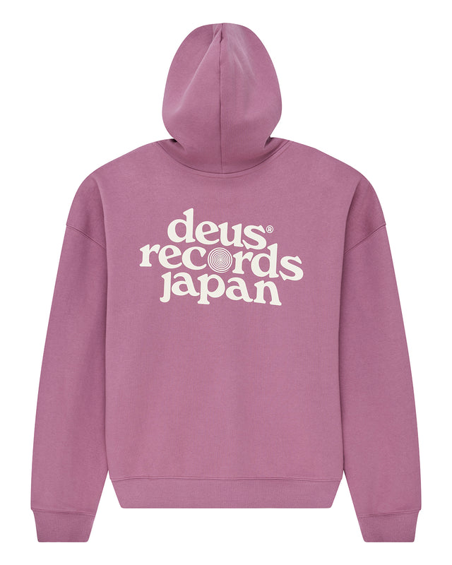 Strata Zip Hoodie - Red Violet