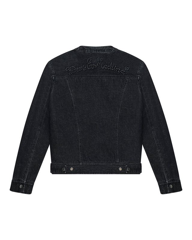 Br 163 Reversible Denim Jacket - Phantom-Black