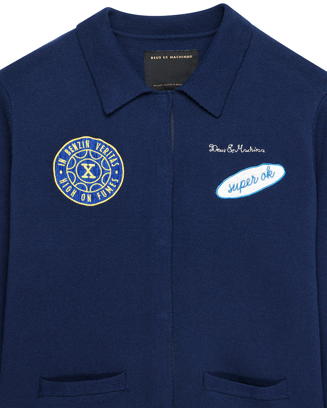 Valdorf Knit Jacket - Pageant Blue