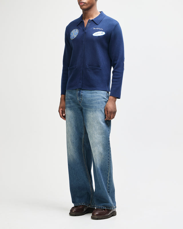 Valdorf Knit Jacket - Pageant Blue