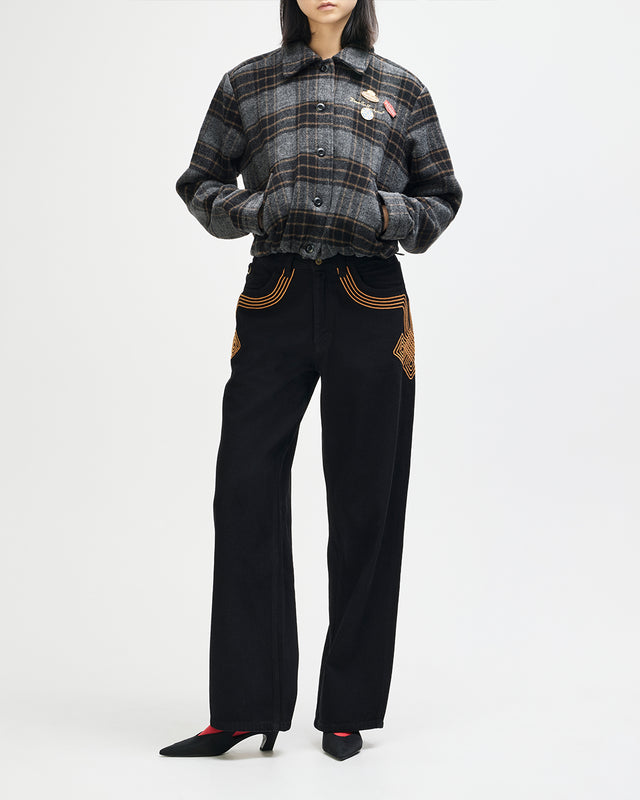 Bonham Embro Jean - Phantom Black