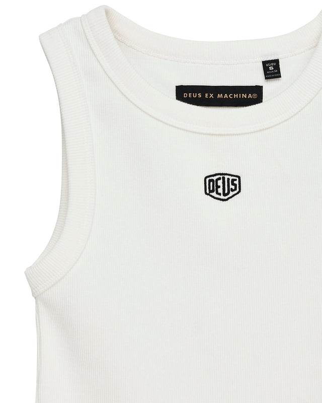 4X4 Shield Tank - Vintage White