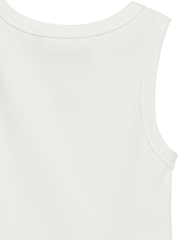 4X4 Shield Tank - Vintage White