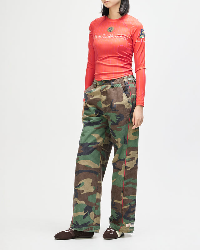 Roll Bar Moto Top - Pink Red