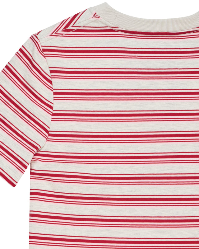 Pierre Stripe Tee - Red Stripe