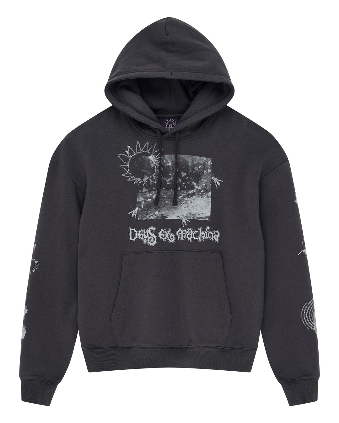 Sweaters | Deus Ex Machina | Migration Hoodie - Anthracite – Deus
