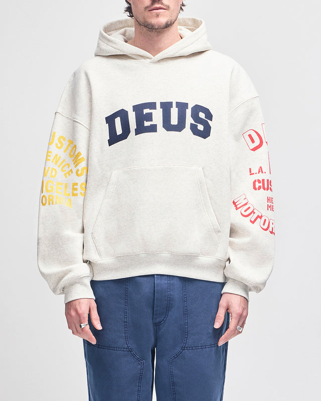 All For Won Hoodie - Lt Grey Marle