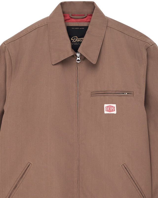 Vista Padded Work Jacket - Camel Brown