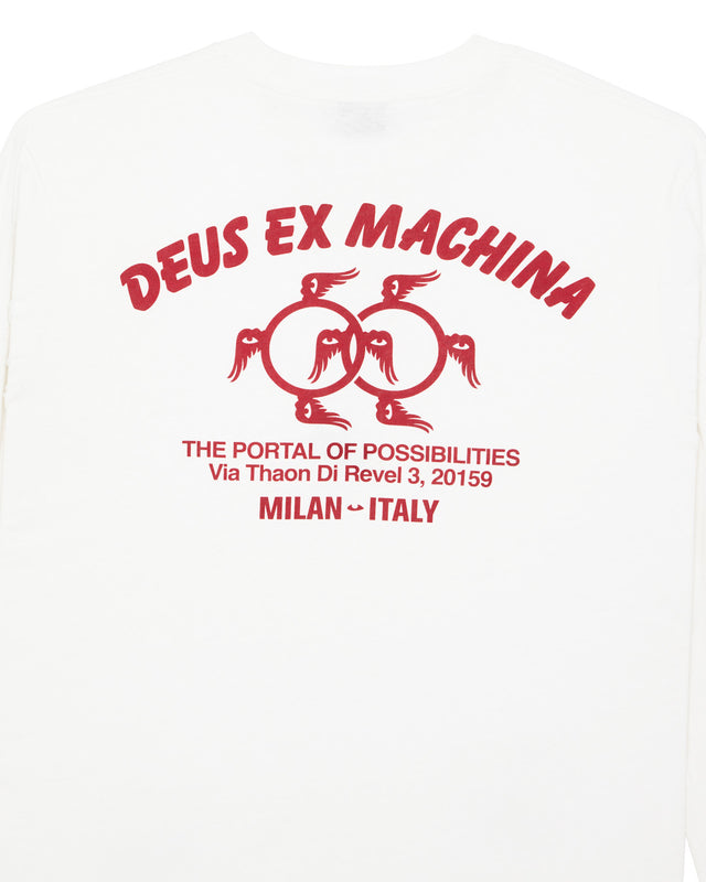 Horus Ls Tee - Vintage White